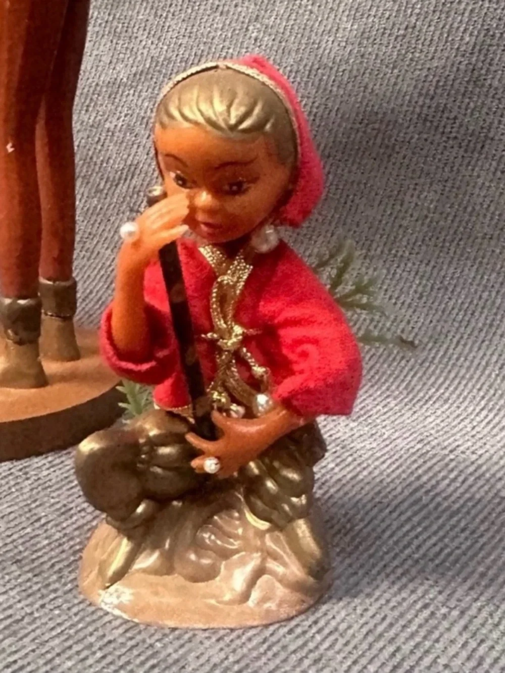 Tilso pixie elf 3 music elves vintage Christmas mcm